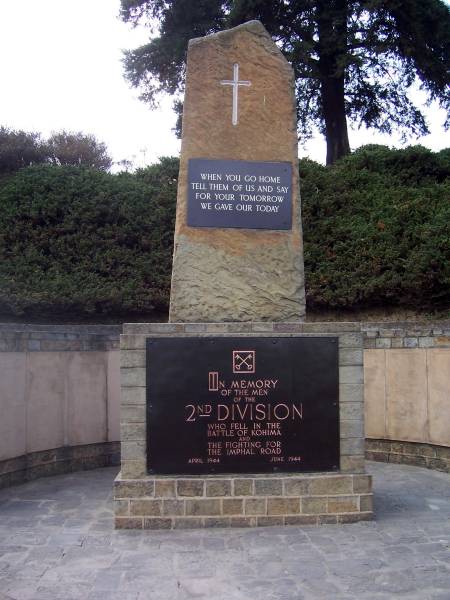 2nd British Division memorial, Kohima