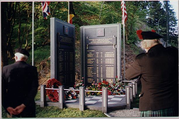 Ardennes memorial to 51st Highland Division