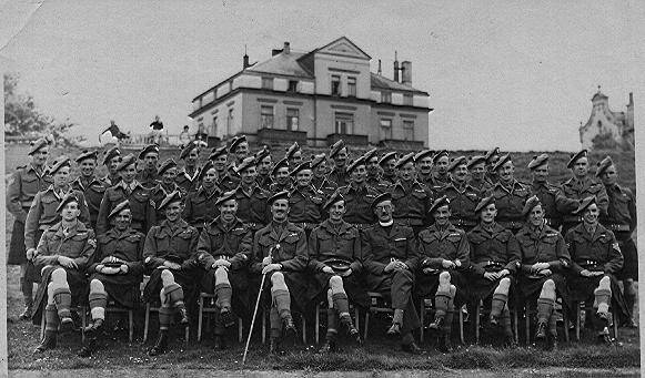 Officers and NCOs 5th Camerons, Cuxaven 1945