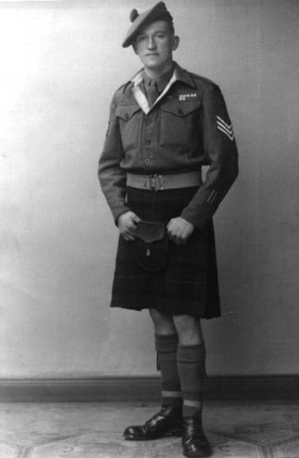 Sgt George Sands MM. Cuxaven 1945