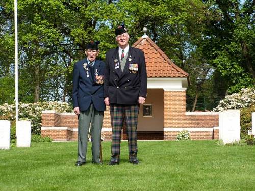 George Sands and Richard Massey, Mook war cemetery, Holland