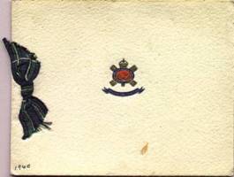 Liverpool Scottish Christmas card 1940