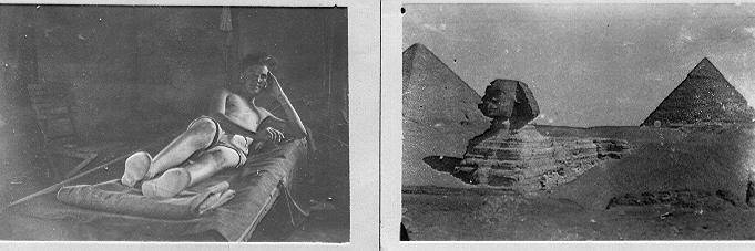 2934077 Pte. George Sands. Mena camp Egypt 1942