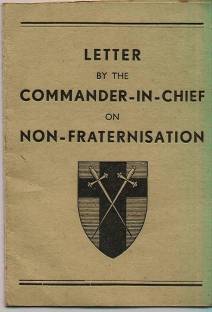Non fraternisation instruction booklet
