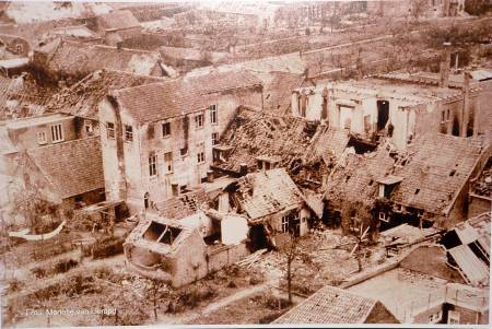 War damage to Schijndel Holland 1944