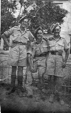 2934077 Pte George Sands and friends, Sicily 1943