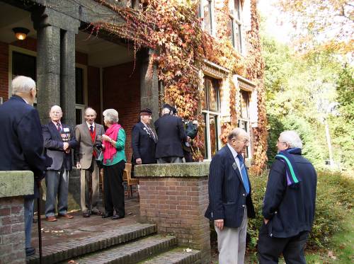 51st Highland Division veterans at Huize Bergen for their farewell lunch.